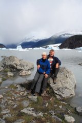 32-Lake at the foot of three glaciers